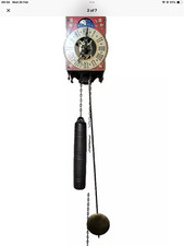 Rare Wall Clock Skeleton Clock Tempus Fugit with Moonphase