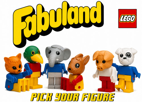 Lego fabuland figures - and, sets