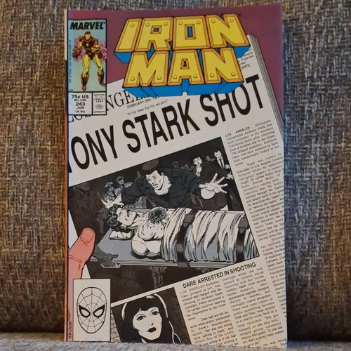 Marvel comics iron man - man, #243