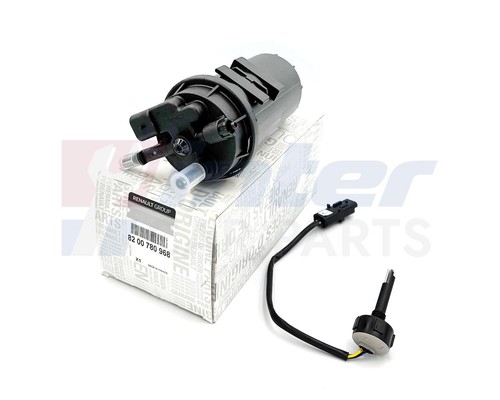 Fuel filter housing with - fuel,