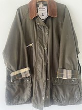 BARBOUR X ALEXA CHUNG Edith Wax Jacket Size UK 12 USA 8 ASO Princess of Wales