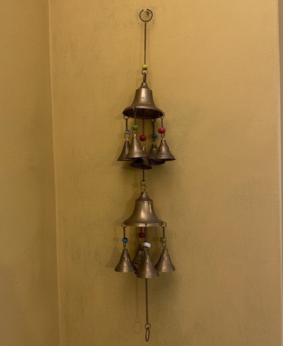 Vintage indian brass bells - vintage,