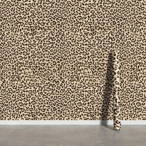 Leopard print wallpaper roll - wallpaper,