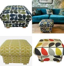 Orla Kiely Fabric Footstool