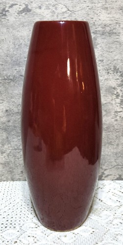 Large oxblood red ceramic - oxblood,