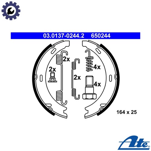 Brake shoe set parking - brake,