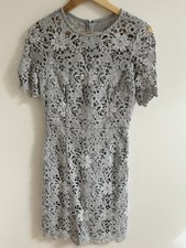 Reiss silver grey lace - silver,