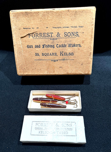 Vtg fishing lures - (forrest, &