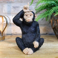 Little Loser Monkey Chimp Statue Ornament Funny Indoor Outdoor Home Decor