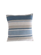 Cushion Cover in Laura Ashley Seapray Awning stripe Blue 14" 16" 18" 20"