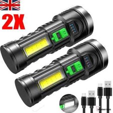 2X 3500000LM LED Flashlight