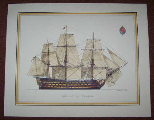 Hms victory screenprint - victory,