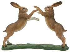 Sale twin hares ornament - sale,