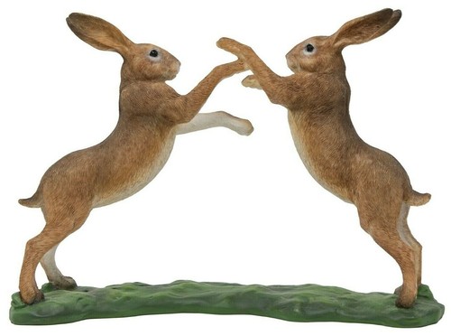 Boxing hares ornament hare - hares,