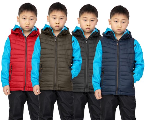 Kids boys sleeveless hooded - boys,