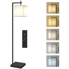 HOMCOM 66" Modern Floor Lamp for Living Room with 10 Brightness Levels