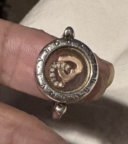 Rare pandora silver floating - silver,