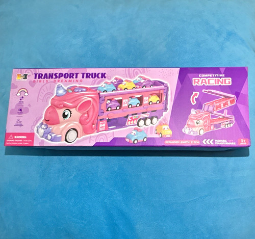 Transport truck racing car toy - truck,