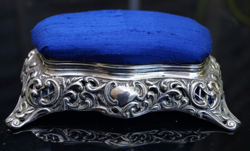Antique silver pin - silver,