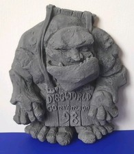 Rare Flat Back Troll Figurine. Discworld Convention  1998. Terry Pratchett.
