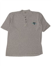 MUSTANG Mens T-Shirt Top Large Grey Cotton ZX08