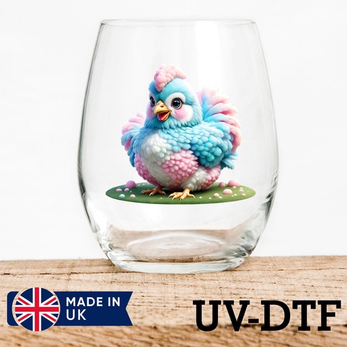 Fluffy chicken 8pcs dtf - fluffy,