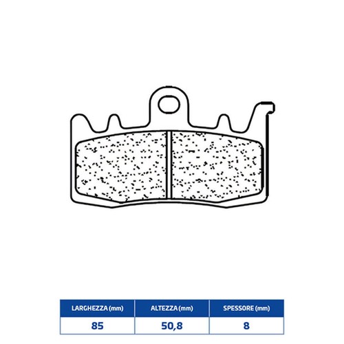 Front brake pads sintered - front,