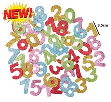 100 EVA Foam shapes NUMBERS