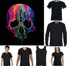 SKULL T-SHIRT Mens Dripping