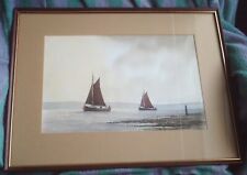 Alan Whitehead Watercolour Original Art Painting 1960s/70s Nautical/Seascape VGC