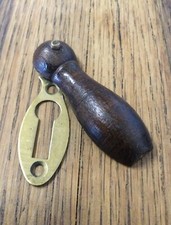 Vintage brass and - brass, wood