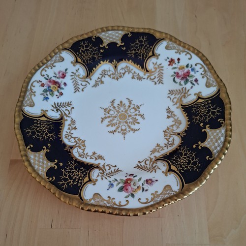 Coalport batwing plate - batwing,