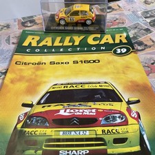 DeAgostini Rally Car Collection Issue 39 Citroen Saxo S1600 & Magazine