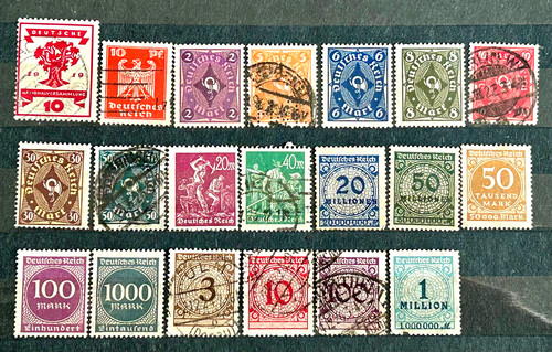 German stamps third reich - german,