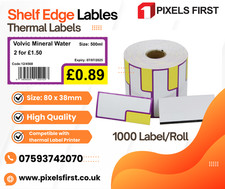 Shelf edge labels - shelf, colour