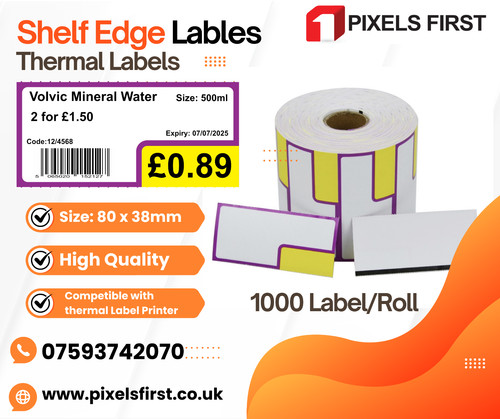 Shelf edge labels - shelf,