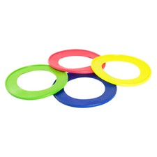 Dog Pet Flying Disc Ring Fun Frisbee Throw Fetch Retrieval Beach Garden