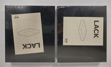 NIP set of 2 Ikea black Lack