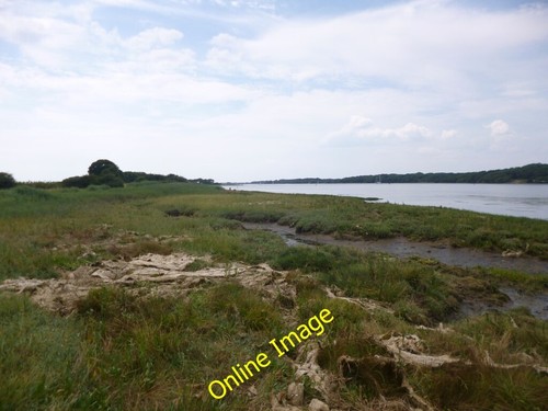 Photo 6x4 dell - dell, saltmarsh