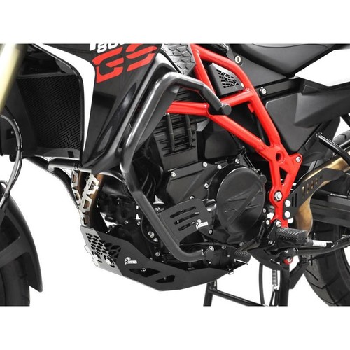 Black tubular engine guard - black,