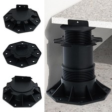 10X Height Adjustable Decking Pedestal Floor Deck Universal Support Plastic Base