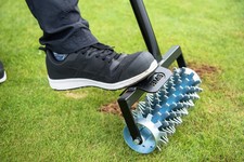 BMS Rotary Hand Seed Slotter - overseeding worn turf areas, patches or repair