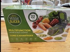 22 in1 Vegetable Chopper Salad Fruit Mandolin Slicer Food Dicer Cutter Peeler