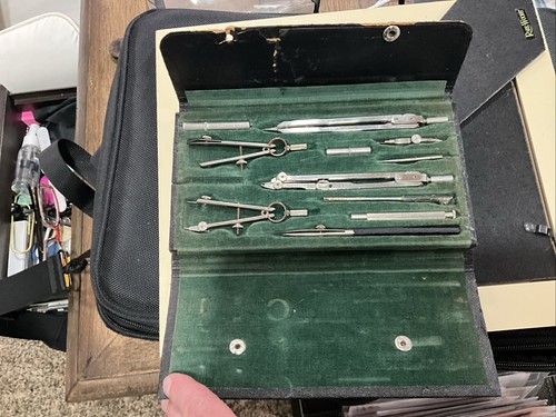 Vintage german drafting set - vintage,