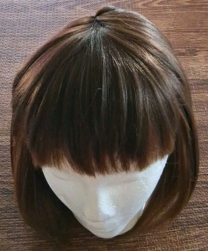 Brown auburn wig - auburn,