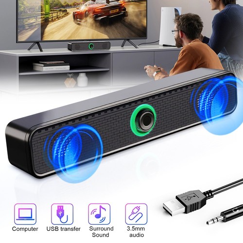 Portable usb computer soundbar - usb,