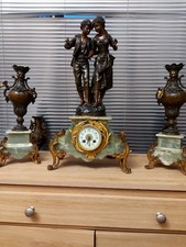 antique french clock with