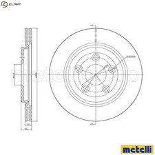 2x BRAKE DISC 23-1492C FOR