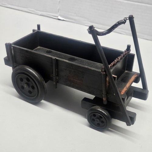 Vintage wagon handmade folk - vintage,