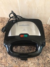 Cookworks small black toasted sandwich maker good condition